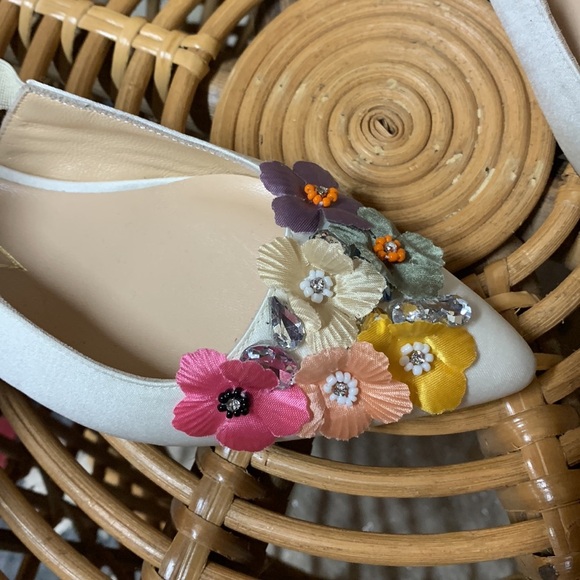 BHLDN pokemaoke sling backs new size 37 - Picture 3 of 5